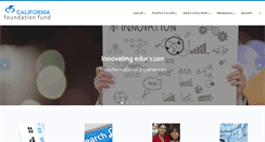 Desktop Screenshot of cafoundationfund.org